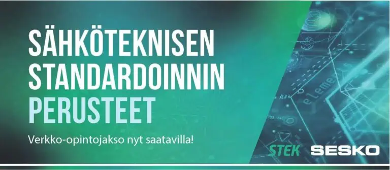 Ota standardointi osaksi sähköalan opetusta